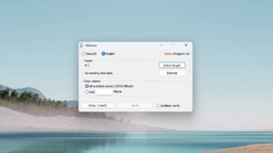 H2testw select data volume parameter