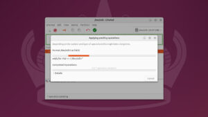 GParted partition formatting