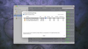 DriveDx free space monitor