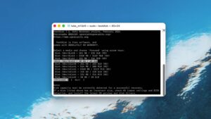 TestDisk for macOS drive selection
